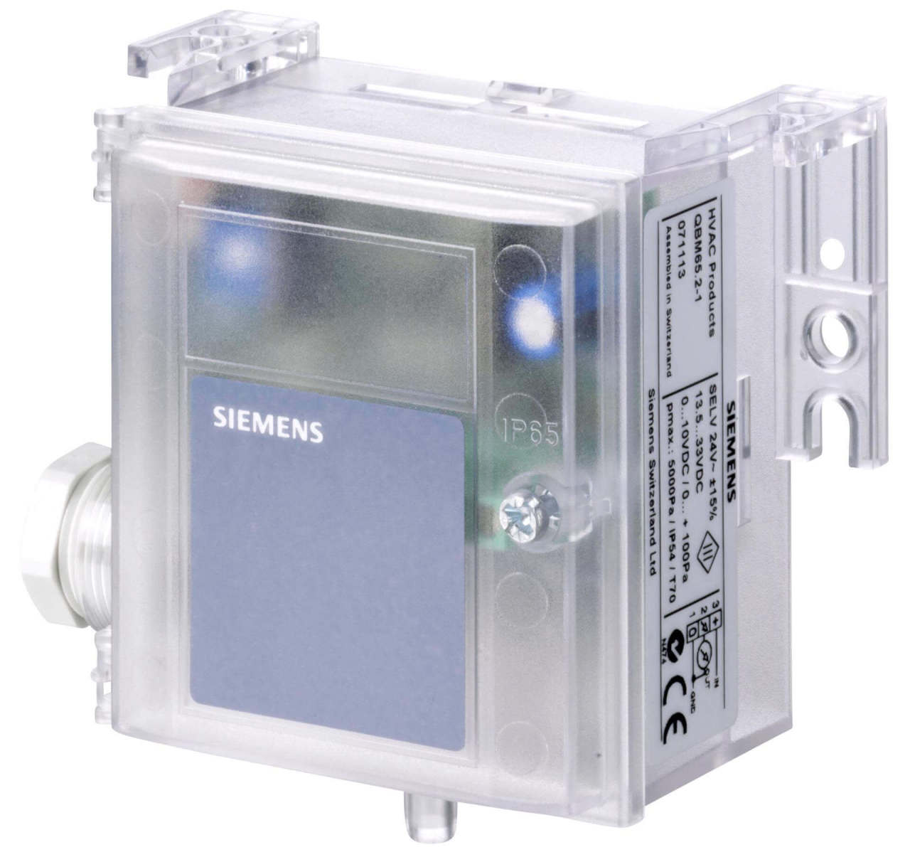 Siemens Hava Kanalı Diferansiyel Basınç Sensörü QBM3120-5