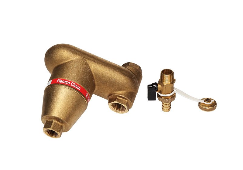 Flamcoclean 3/4'' Tortu Tutucu, Dikey Montajlı