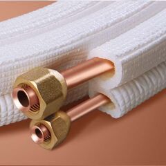 Anadolu Bakır 9MM Çiftli 1/4X 0,8 + 1/2X 0,8 MM Bakır Boru 50 Mt